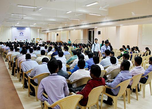 AC auditorium, capacity 500