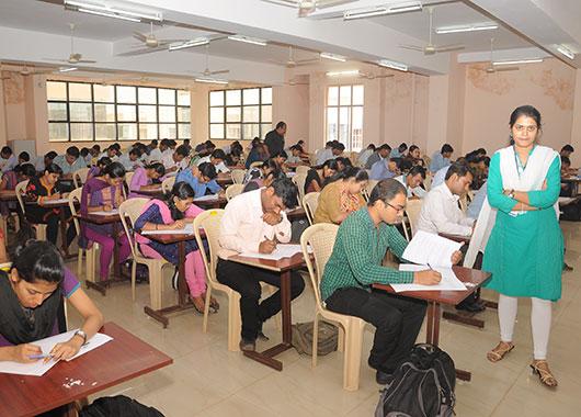 Two examination halls for written tests, 150 each